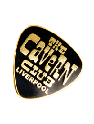 Cavern Club plectrum shaped pin badge