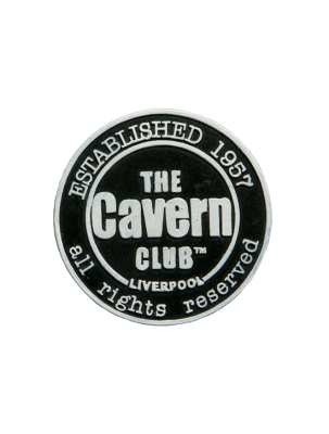 Round Cavern Club logo fridge magnet