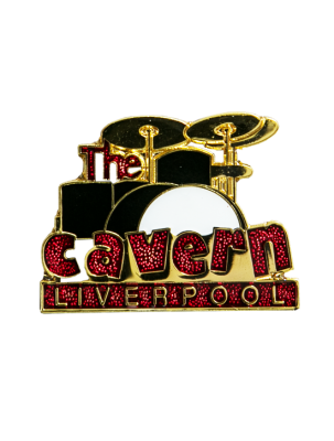 Cavern Club drum kit pin badge