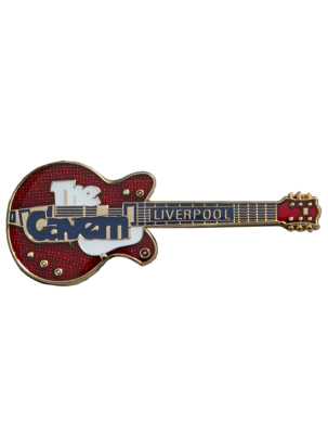 Cavern Club Gretsch guitar shaped pin badge