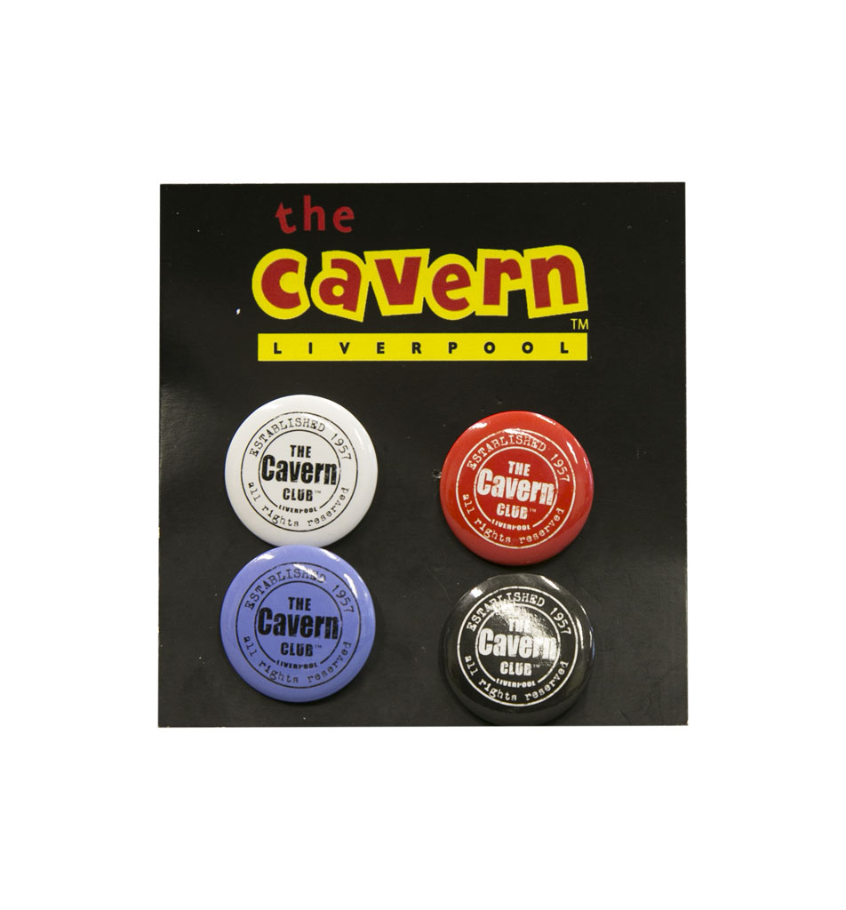 Cavern Club tin badge set