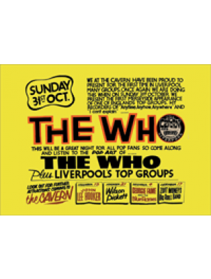 Postcard - The Who 1965 poster