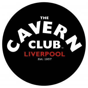 Blue vintage Cavern Club logo sew on patch